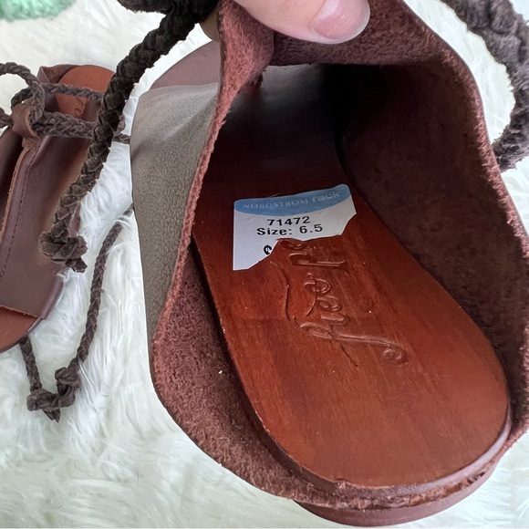 Free People | Cherry Valley Leather Tie Sandal NWT - Picture 6 of 6
